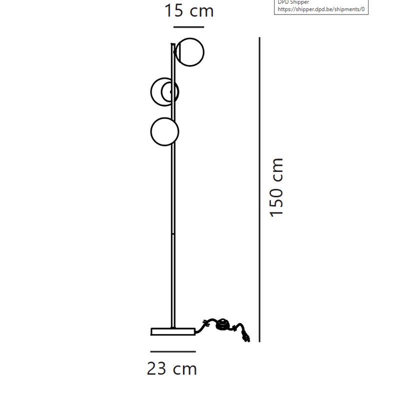 Nordlux Lilly 15 lampe de sol