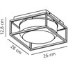 Nordlux Griffin 26 [IP44] Deckenlampe - Outdoor