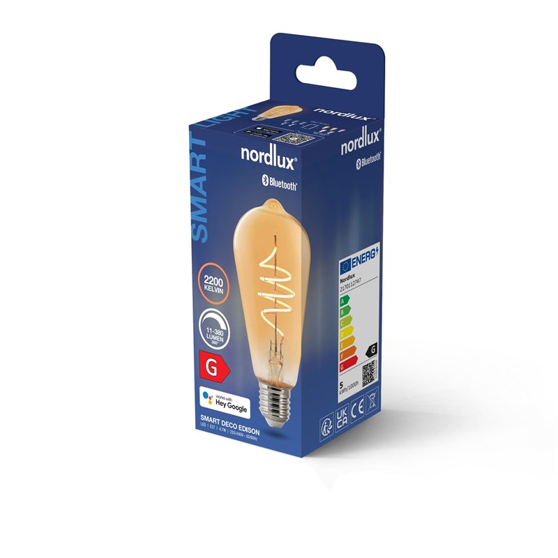 Nordlux ST64 Smart Filament Gold Deco Spirale