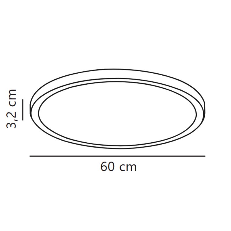 Nordlux Oja 60 3-step Dim plafonnier