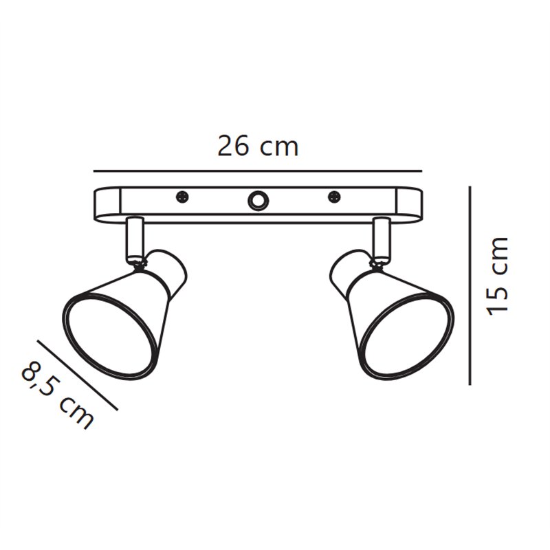 Nordlux Eik 9 - 2 plafonnier