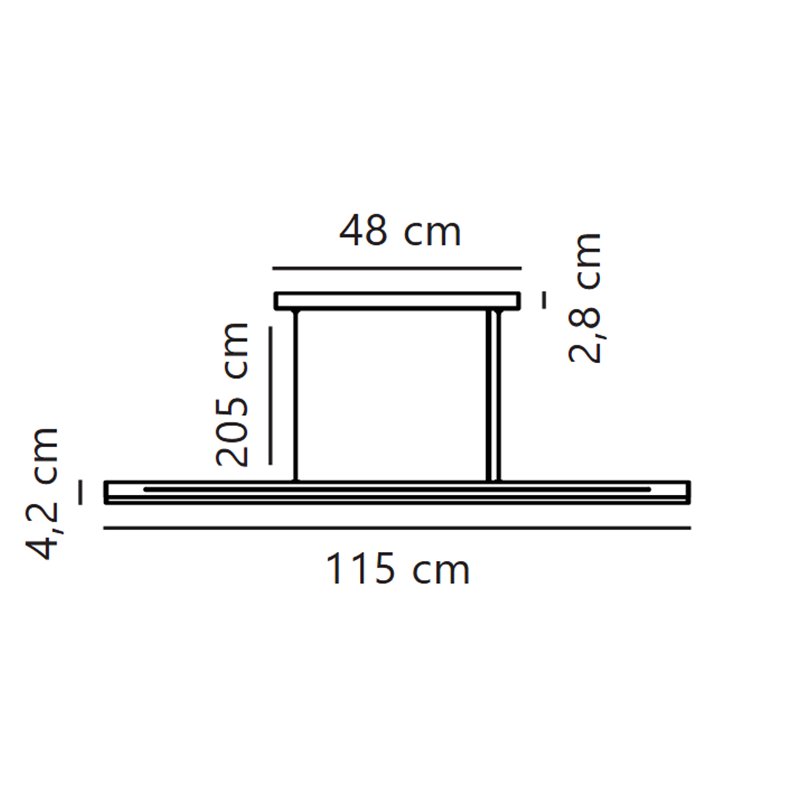 Nordlux Skylar 115 3-Step-Dim lampe a suspension