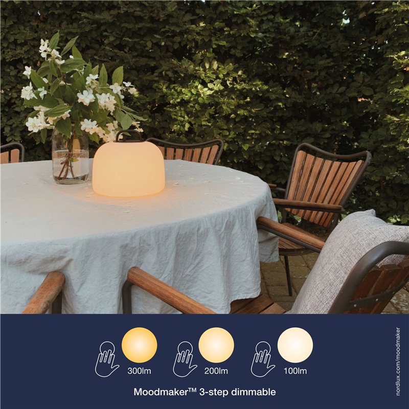 Nordlux Kettle 22 [IP65] 3-step Dim Battery lampe a suspension