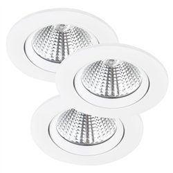 Nordlux Fremont [IP23] 3-Kit Dim Tilt spot encastré