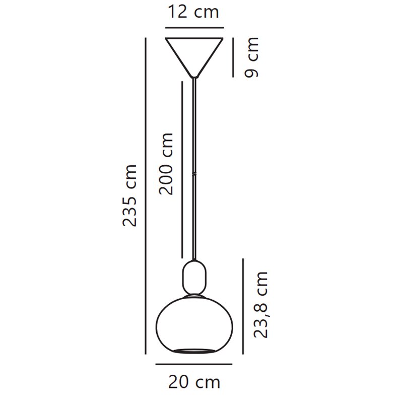 Nordlux Notti 20 lampe a suspension