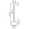 Nordlux Notti 20 lampe a suspension