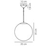 Nordlux Grant 35 lampe a suspension