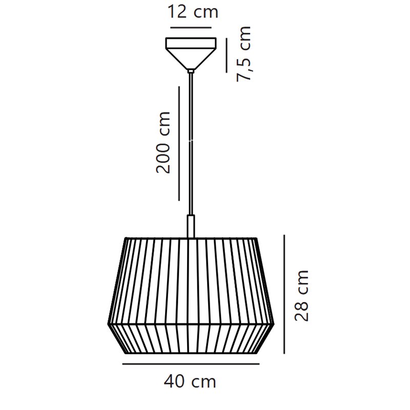 Nordlux Dicte 40 lampe a suspension