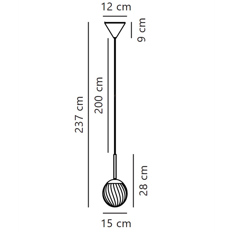 Nordlux Chisell 15 lampe a suspension