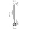 Nordlux Chisell 15 lampe a suspension