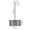Nordlux Asti 50 lampe a suspension