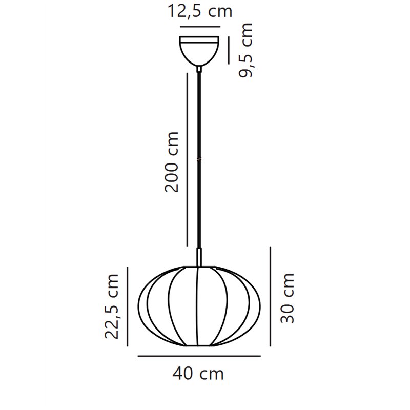 Nordlux Aeron 40 lampe a suspension