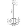 Nordlux Aeron 40 lampe a suspension