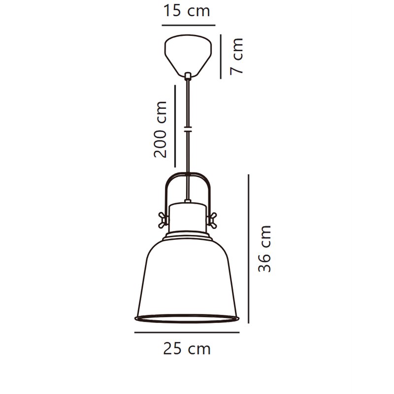 Nordlux Adrian 25 lampe a suspension