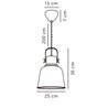 Nordlux Adrian 25 lampe a suspension