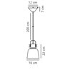 Nordlux Adrian 16 lampe a suspension