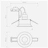 Astro Minima Round Adjustable Einbaustrahler