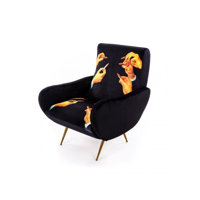 SELETTI Toiletpaper Fauteuil - Rouge à Lèvres