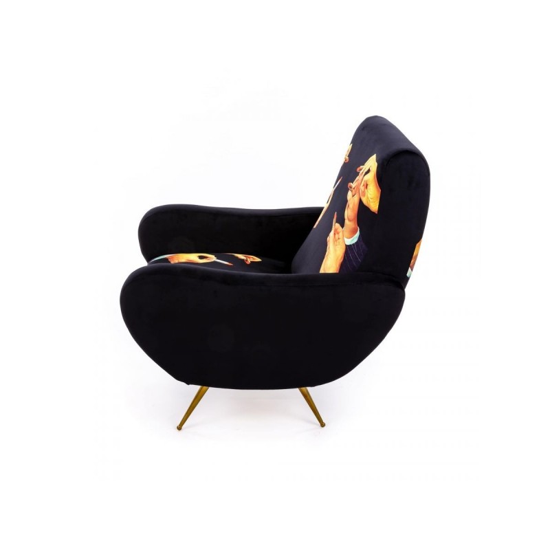 SELETTI Toiletpaper Fauteuil - Rouge à Lèvres