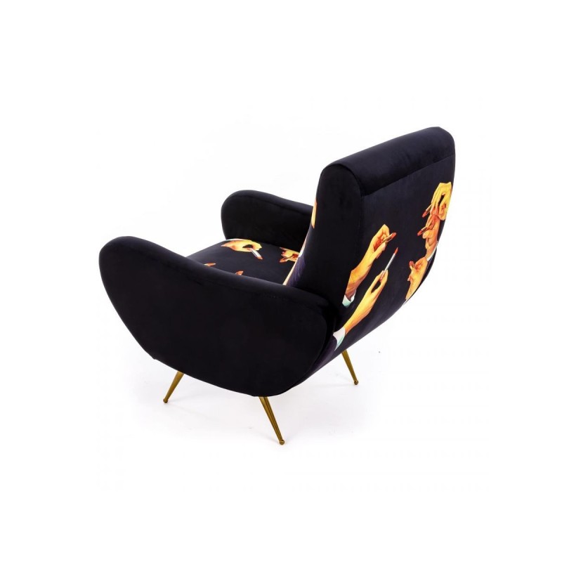 SELETTI Toiletpaper Fauteuil - Rouge à Lèvres
