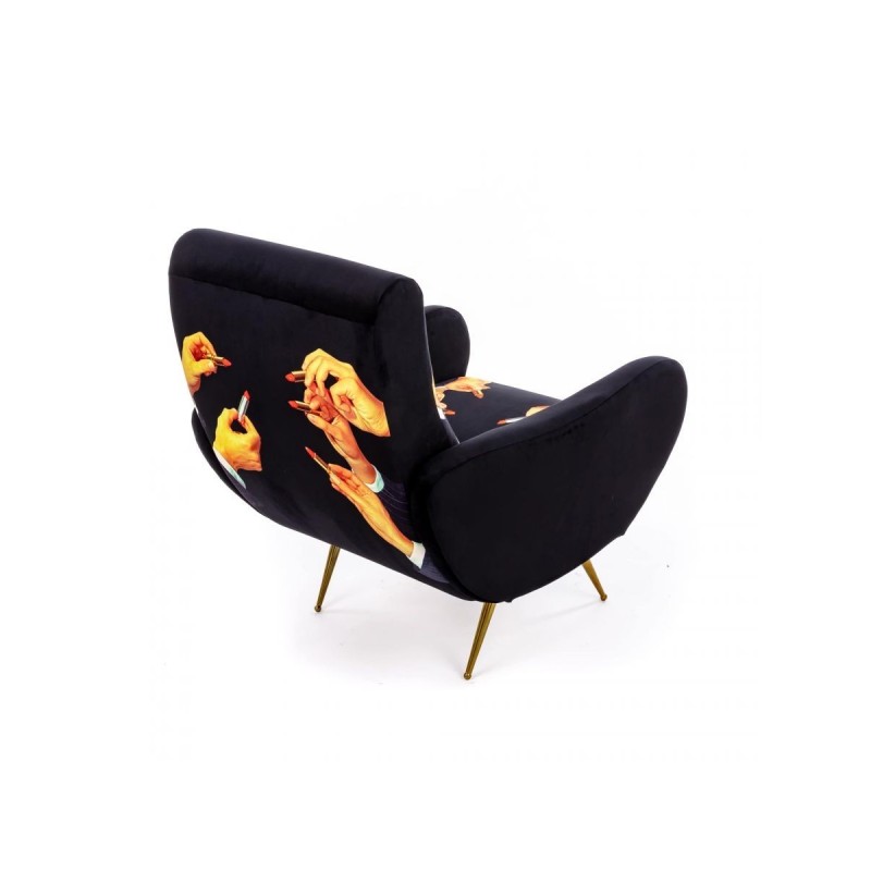 SELETTI Toiletpaper Fauteuil - Rouge à Lèvres
