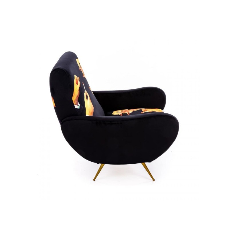 SELETTI Toiletpaper Fauteuil - Rouge à Lèvres