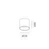 Wever & Ducré Ray Outdoor Ceiling Surf 1.0 Led Deckenlampe