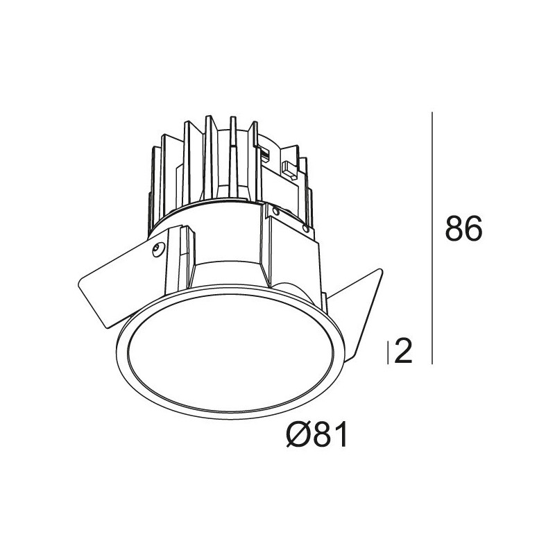 Delta Light DEEP RINGO X Spot encastré