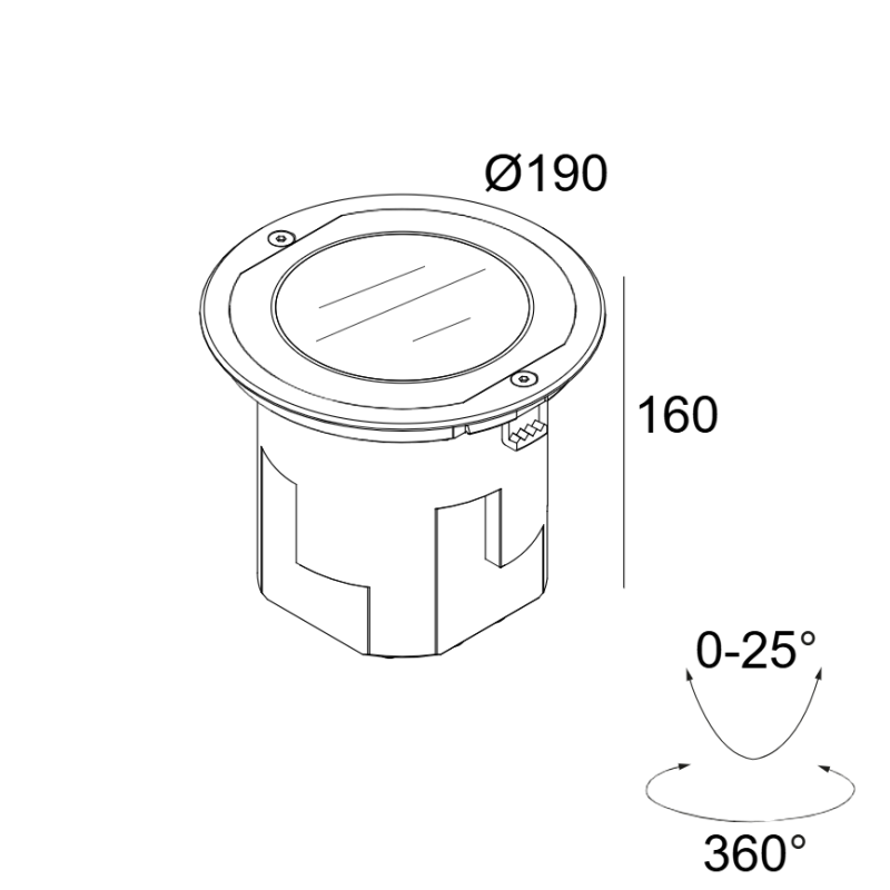Delta Light Logic 190 R Ok Sp Honeycomb lampe de sol