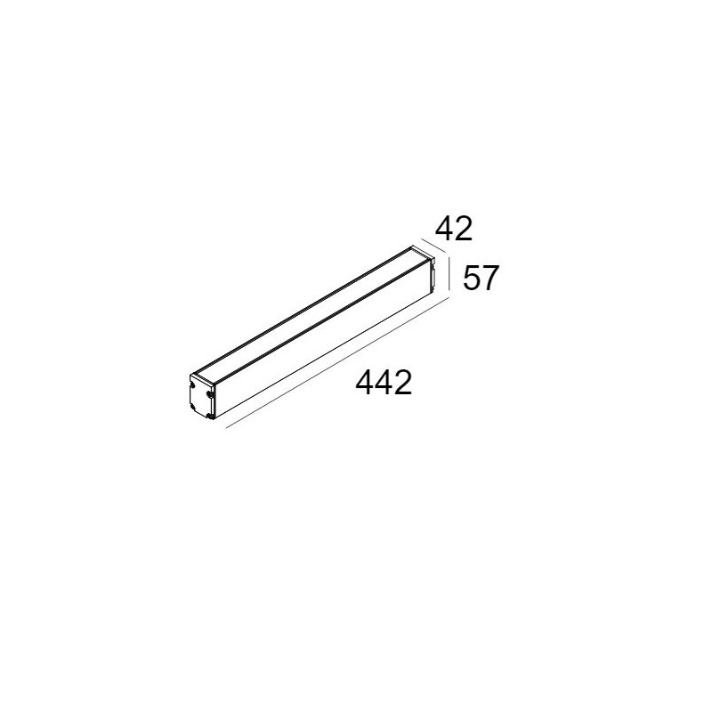 Delta Light Logic Linear On 440 DIM5 Wandlampe / Bodenlampe