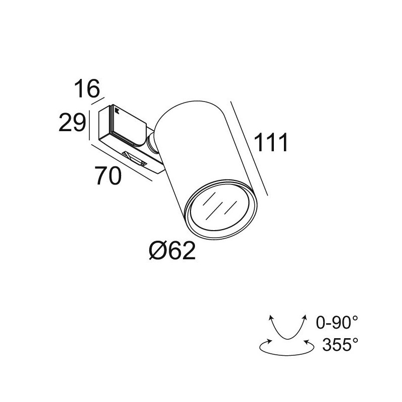 Delta Light SUPERLOOP-SPY FOCUS MP MDL Lampe suspendue