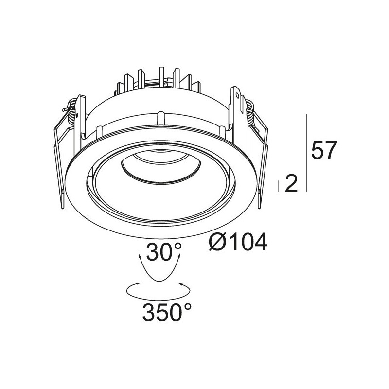 Delta Light REO OK S1 spot encastré