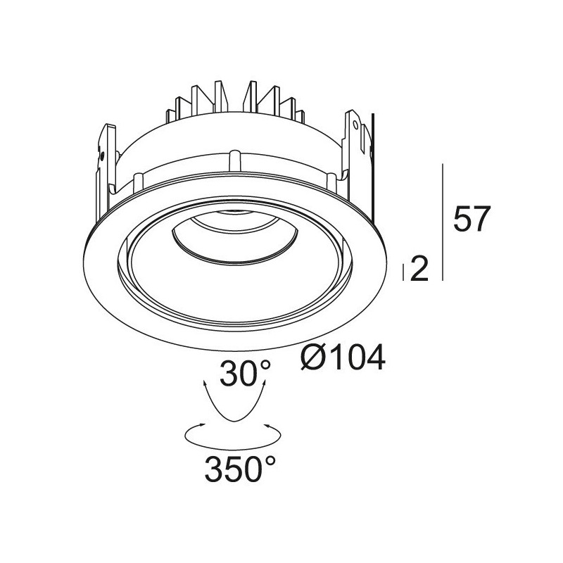 Delta Light REO OK S2 Spot encastré