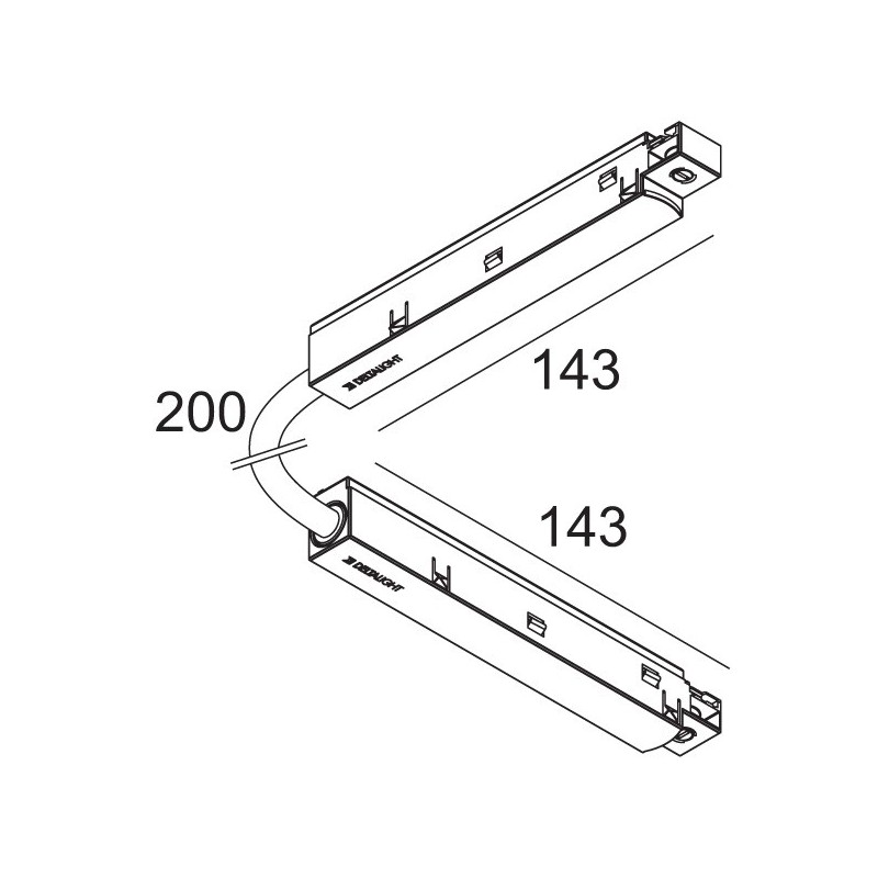 Delta Light Spm - Connector 48V - 0-180°