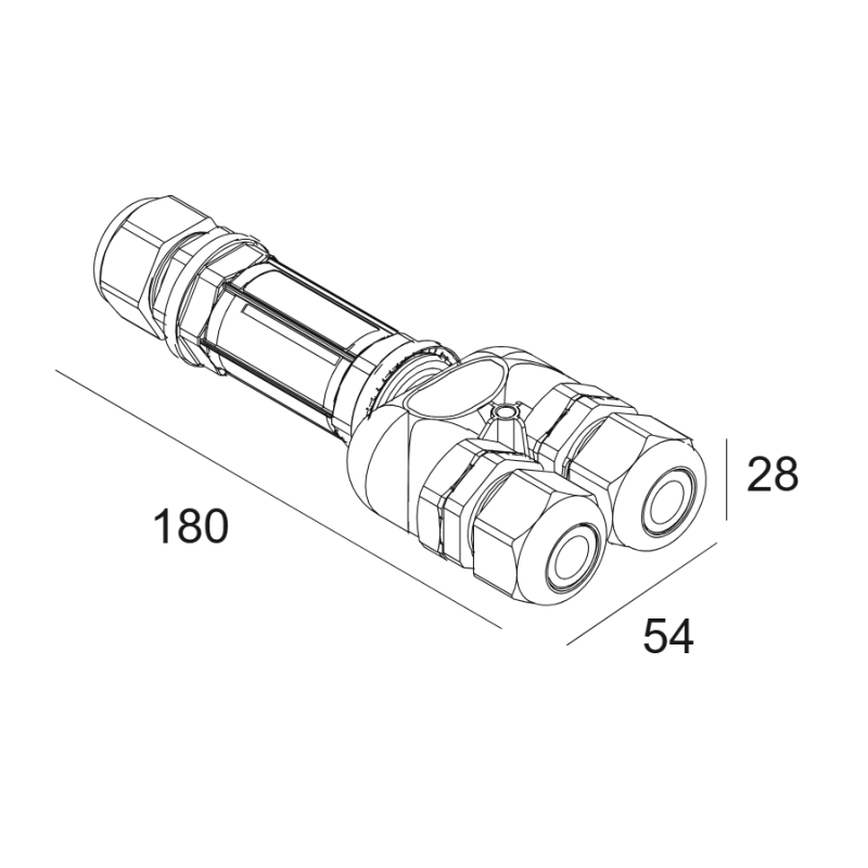Delta Light Ip68 Y-Connector 5P