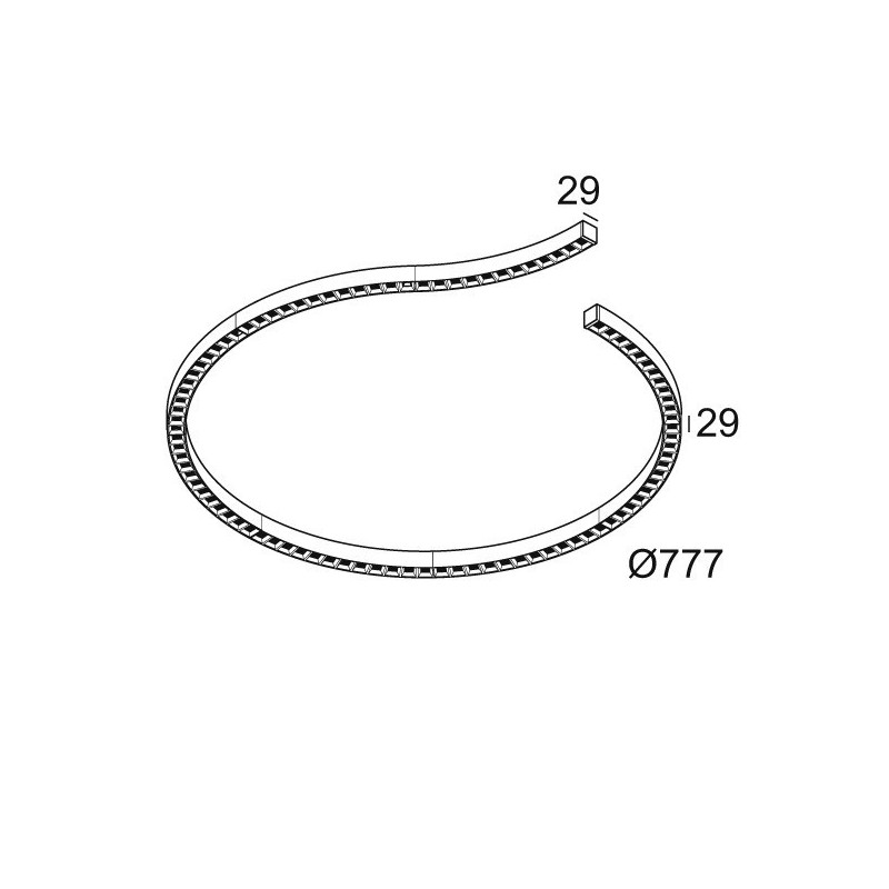 Delta Light INFORM R2 DOWN Lampe de plafond