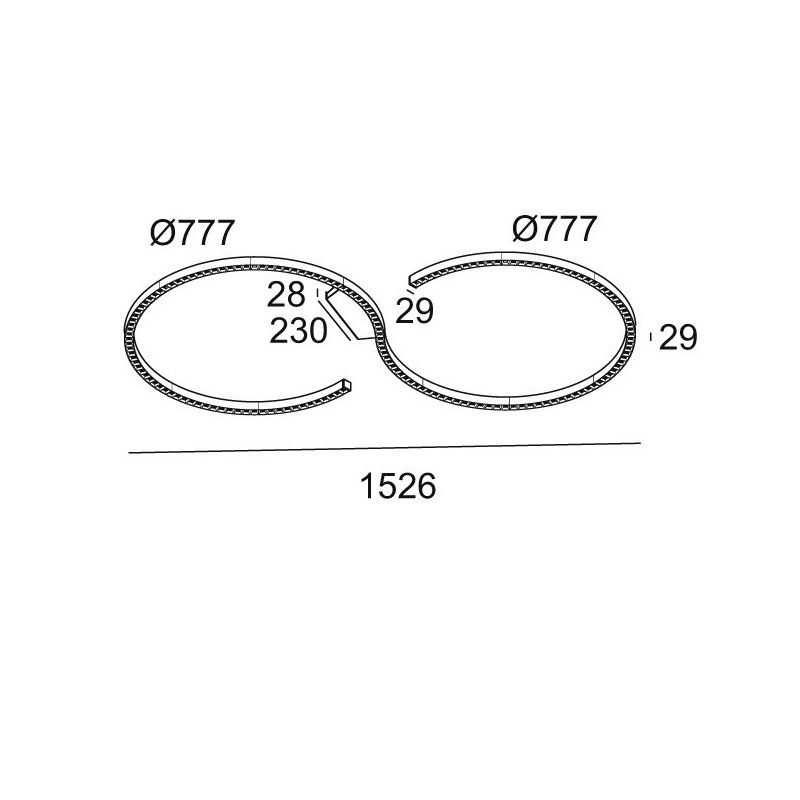 Delta Light INFORM R3+ DOWN DIM5 Lampe de plafond