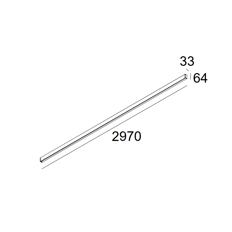 Delta Light SHIFTLINE M26H + SBL 3m DIM5 Deckenlampe