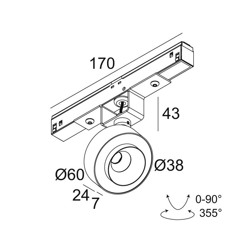 Delta Light M20/M26H - ODRON 1/41 MDL Schienenbeleuchtung
