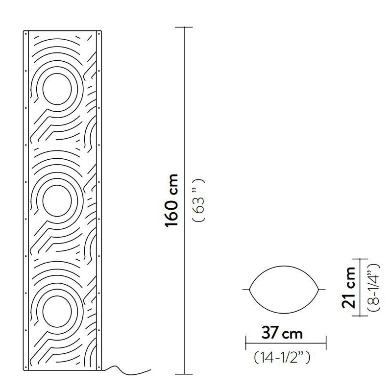 Slamp VENTI TUBE EXTRA LARGE