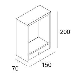 Delta Light Elbo Bridge P 20 Lampadaire extérieur
