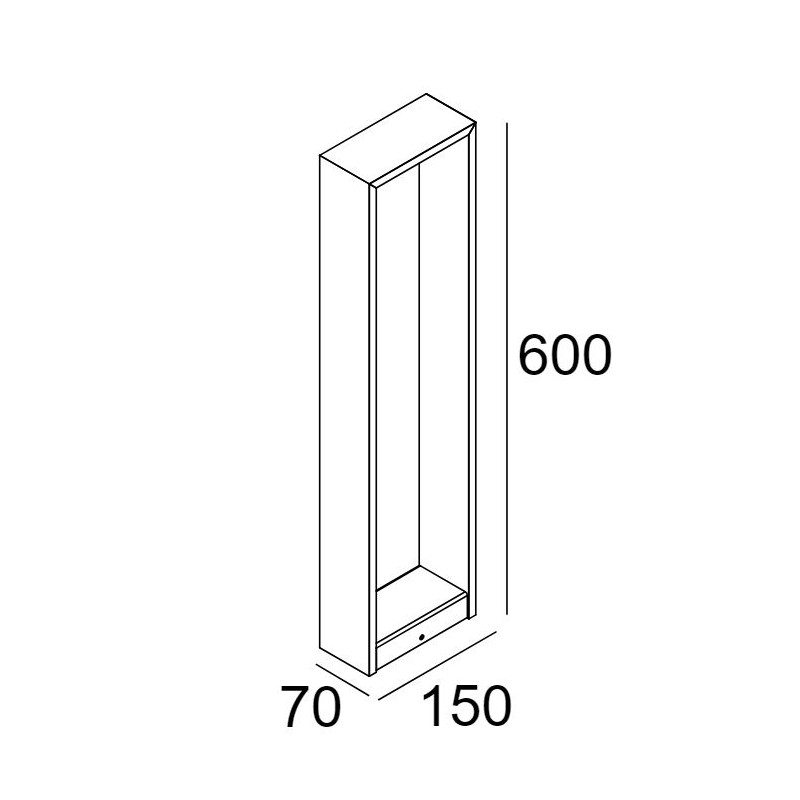 Delta Light Elbo Bridge P 60 Lampadaire extérieur