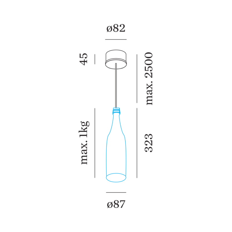 Wever & Ducré Cork 1.0 Hängelampe