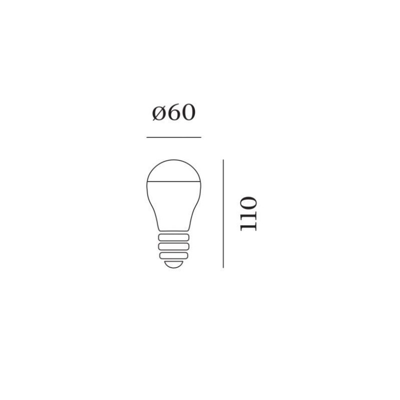 Wever & Ducré A60 LED Lamp 2700K | E27 409lm