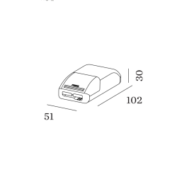 Wever & Ducré Driver 12V 10W Phase Cut Dim