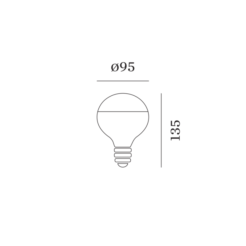 Wever & Ducré G95 LED Lamp 2700K | E27 