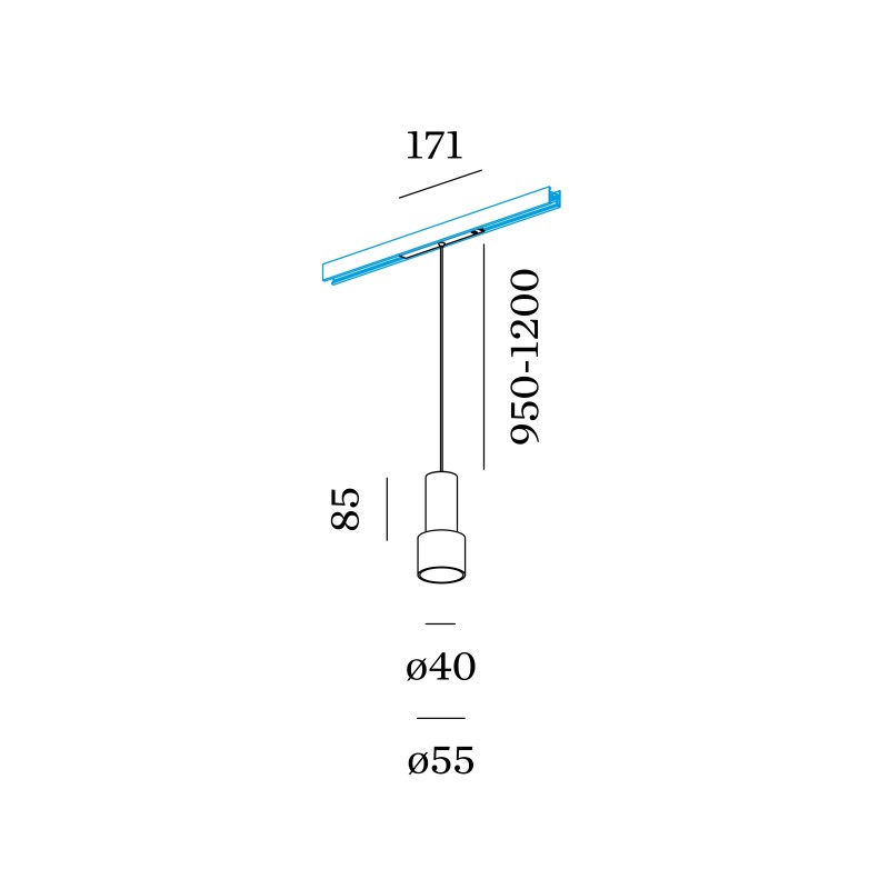 Wever & Ducré Odrey On Strex 1.1 LED Schienenbeleuchtung