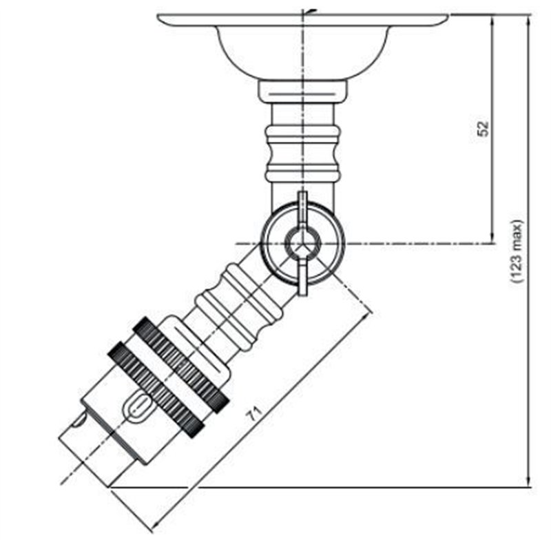 Tekna C LILLEY SPOT - LED (Lamp and driver inclusive) Deckenlampe