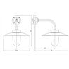 Tekna NAUTIC QUAY LIGHT 90° Applique
