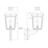Tekna NAUTIC Montrose Small on bracket Applique